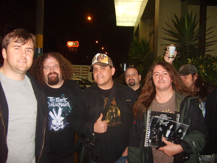 Gino Alache with Napalm Death